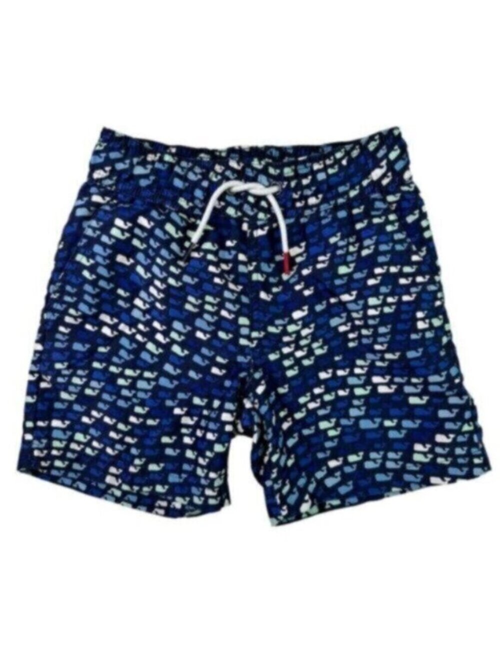 Vineyard Vines | Blue Whale Print Boy's Swim Trunk Size XS